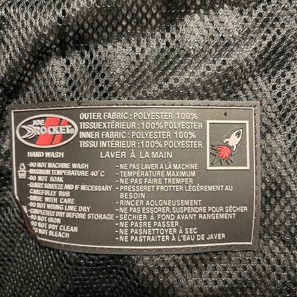 Men’s Joe Rocket Black mesh padded motorcycle jacket - Picture 13 of 16